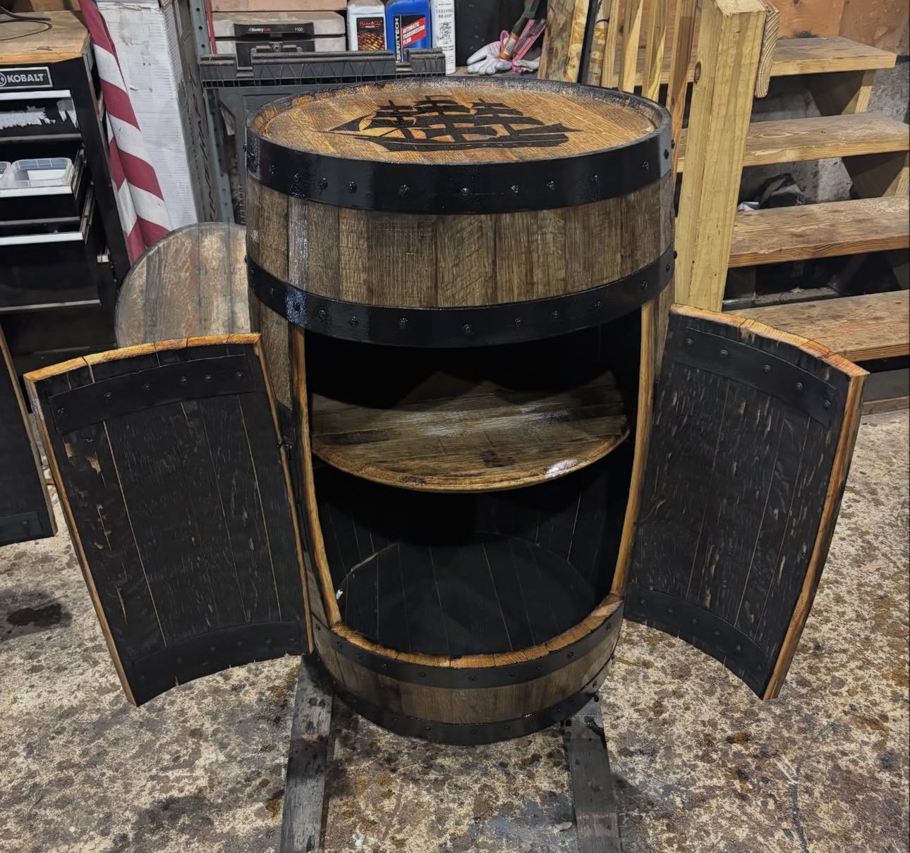 Full Barrel with Cabinet