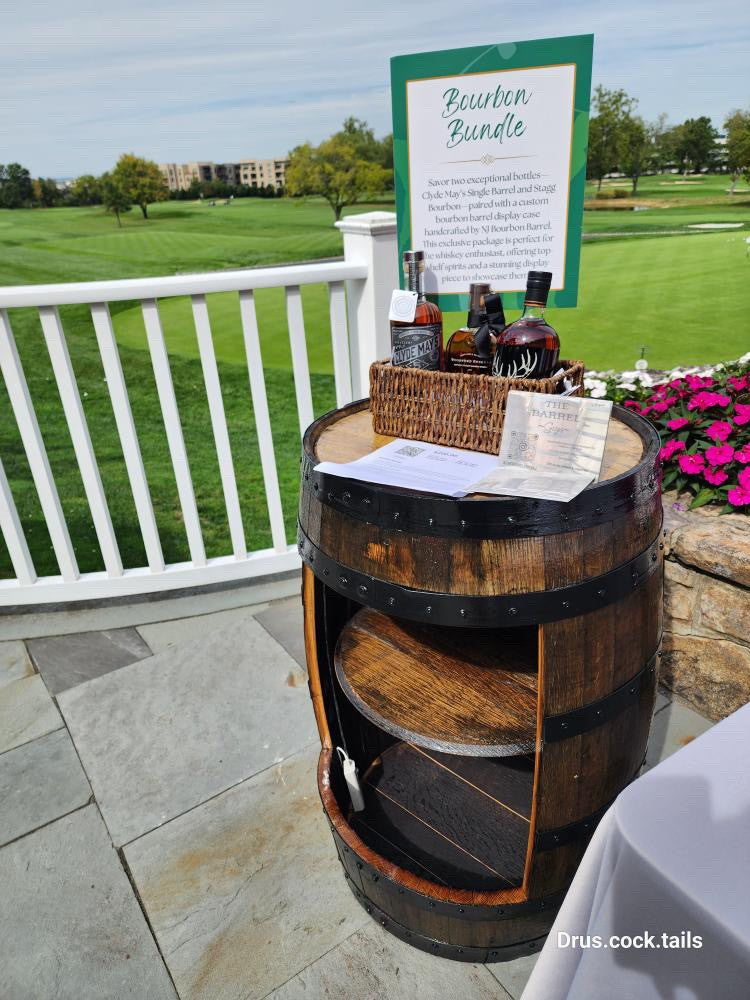 Open Front Whiskey Barrel