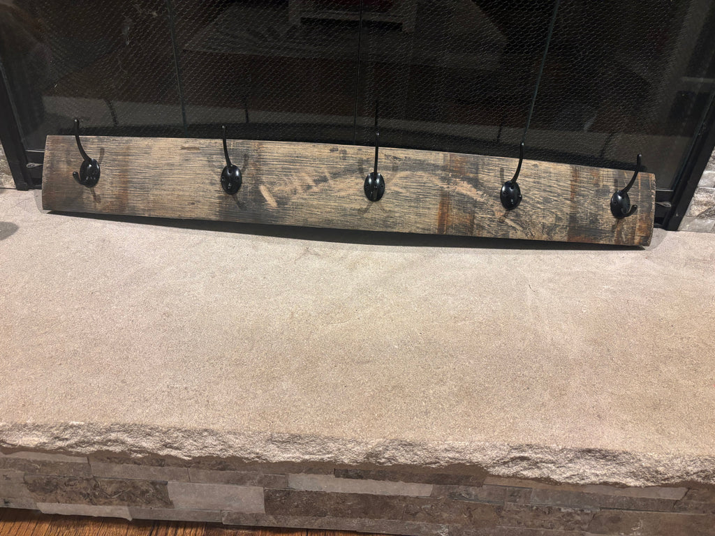 Barrel Stave Coat Hook/Rack