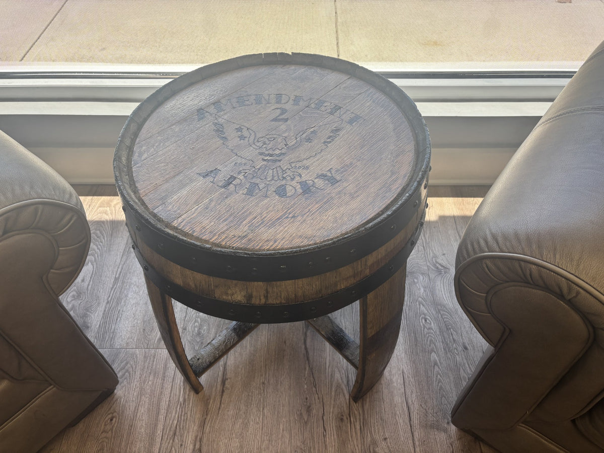 Barrel End Table