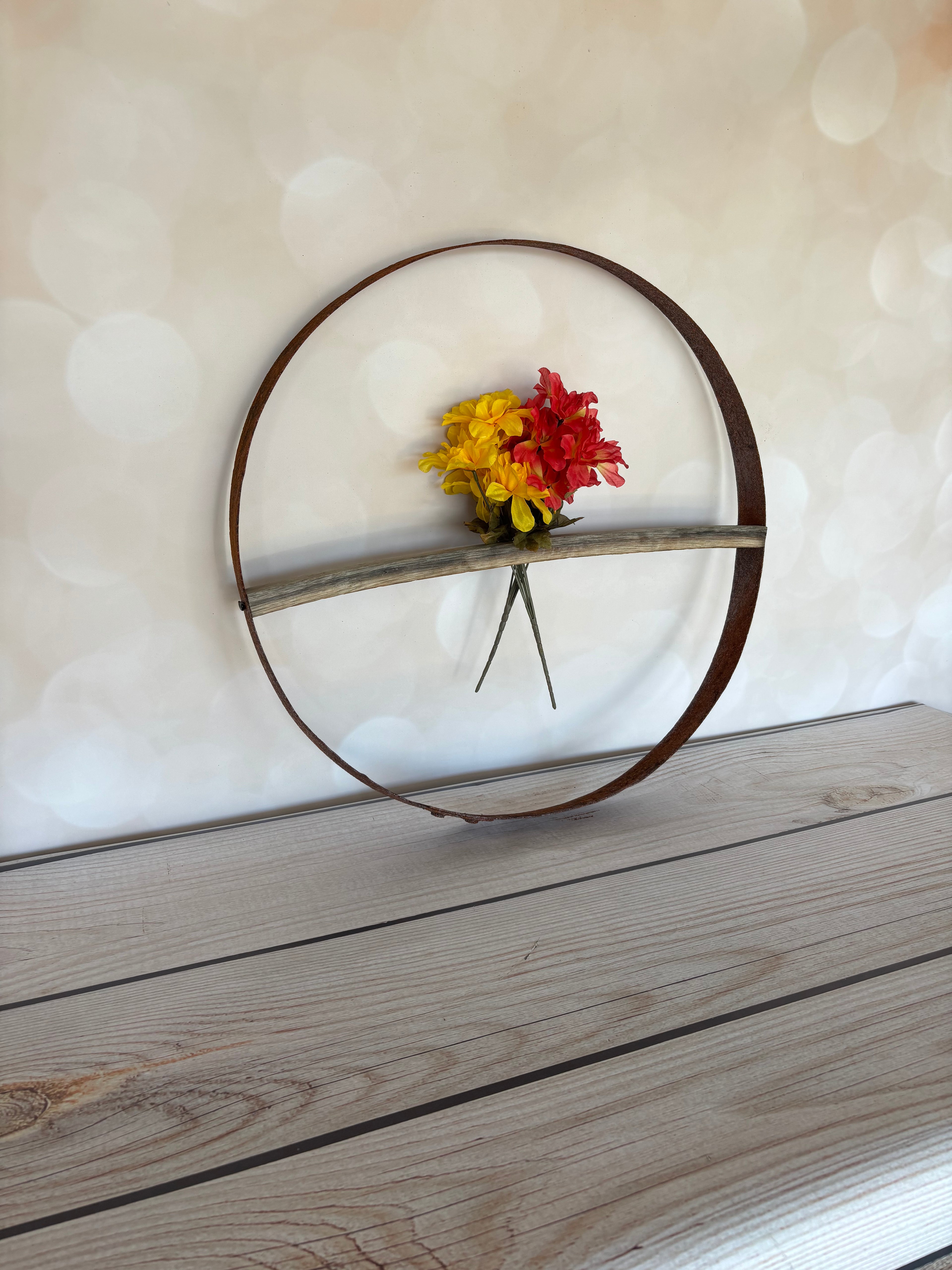 Barrel Ring and Stave Wreath