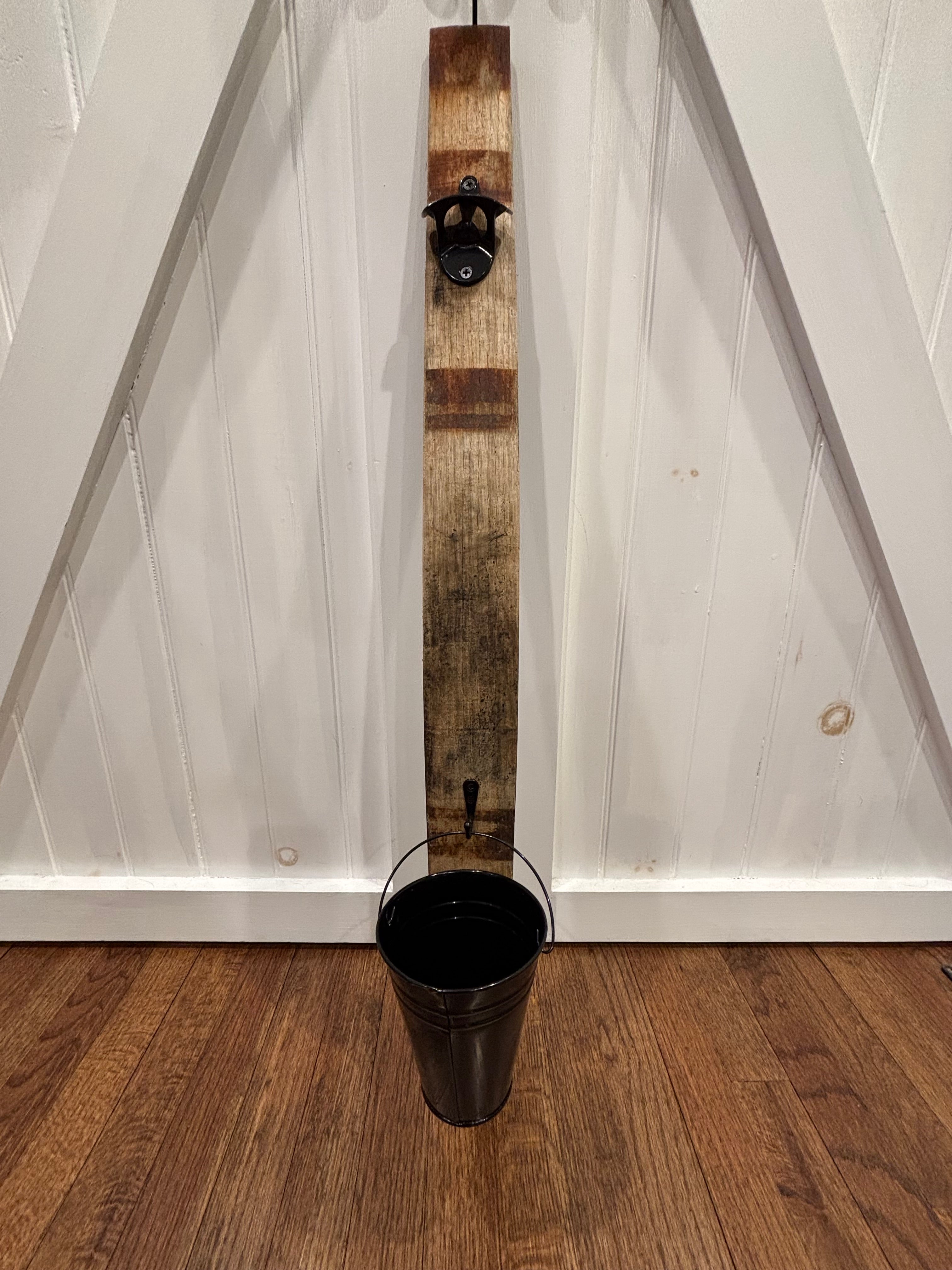 Long Stave with Bottle Opener and Can