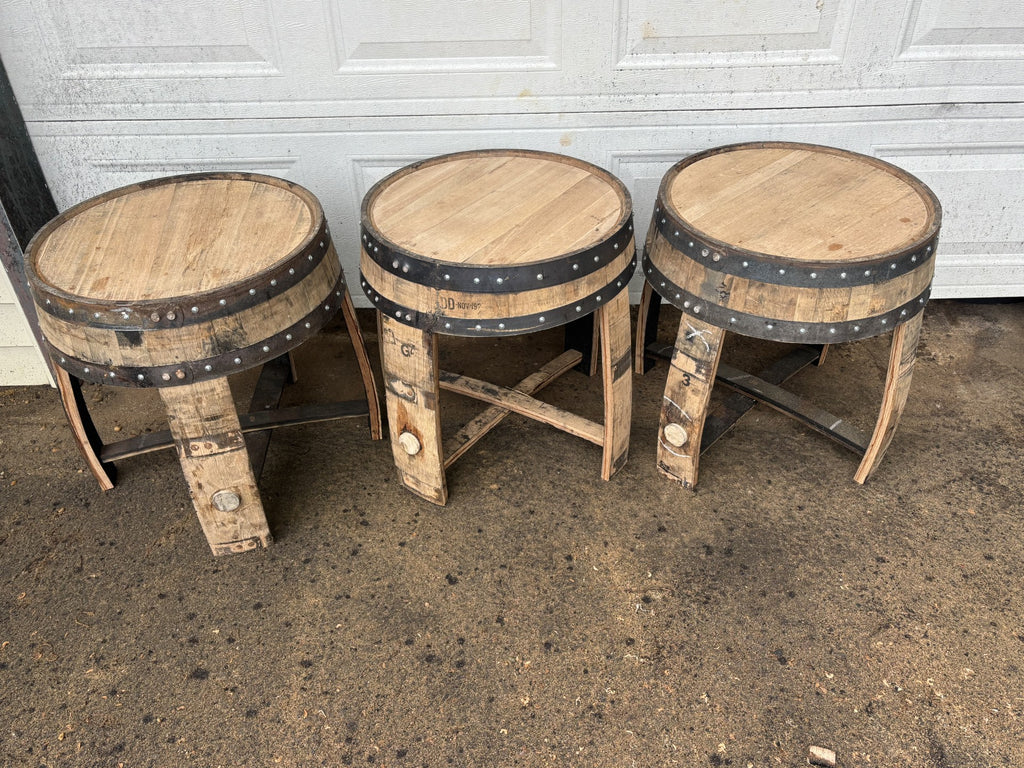 Barrel End Table